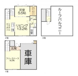 KP-Garage KOTONI（ケーピーガレージ コトニ）の物件間取画像